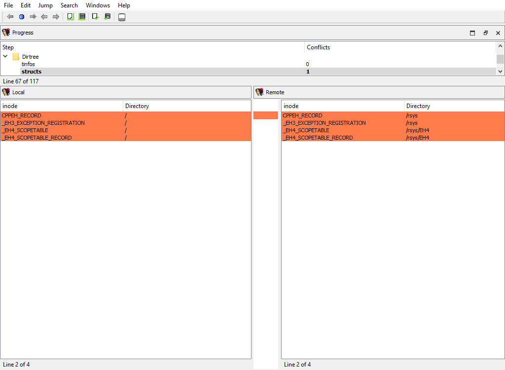 merge mh dirtree structs