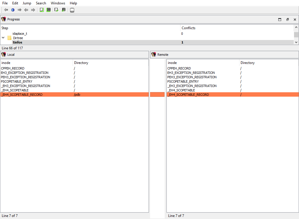 merge mh dirtree tinfos